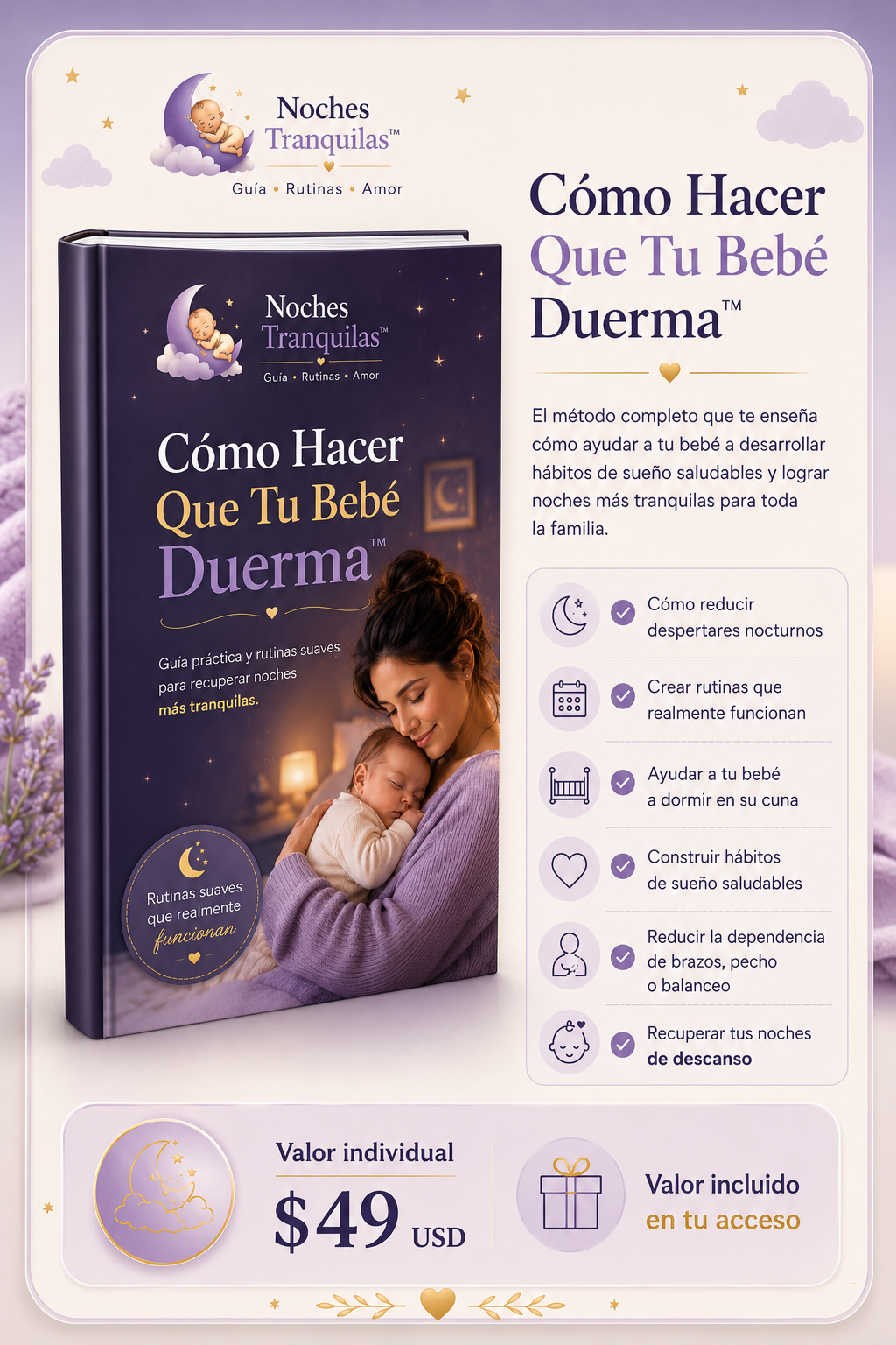 Cómo Hacer Que Tu Bebé Duerma — Producto principal